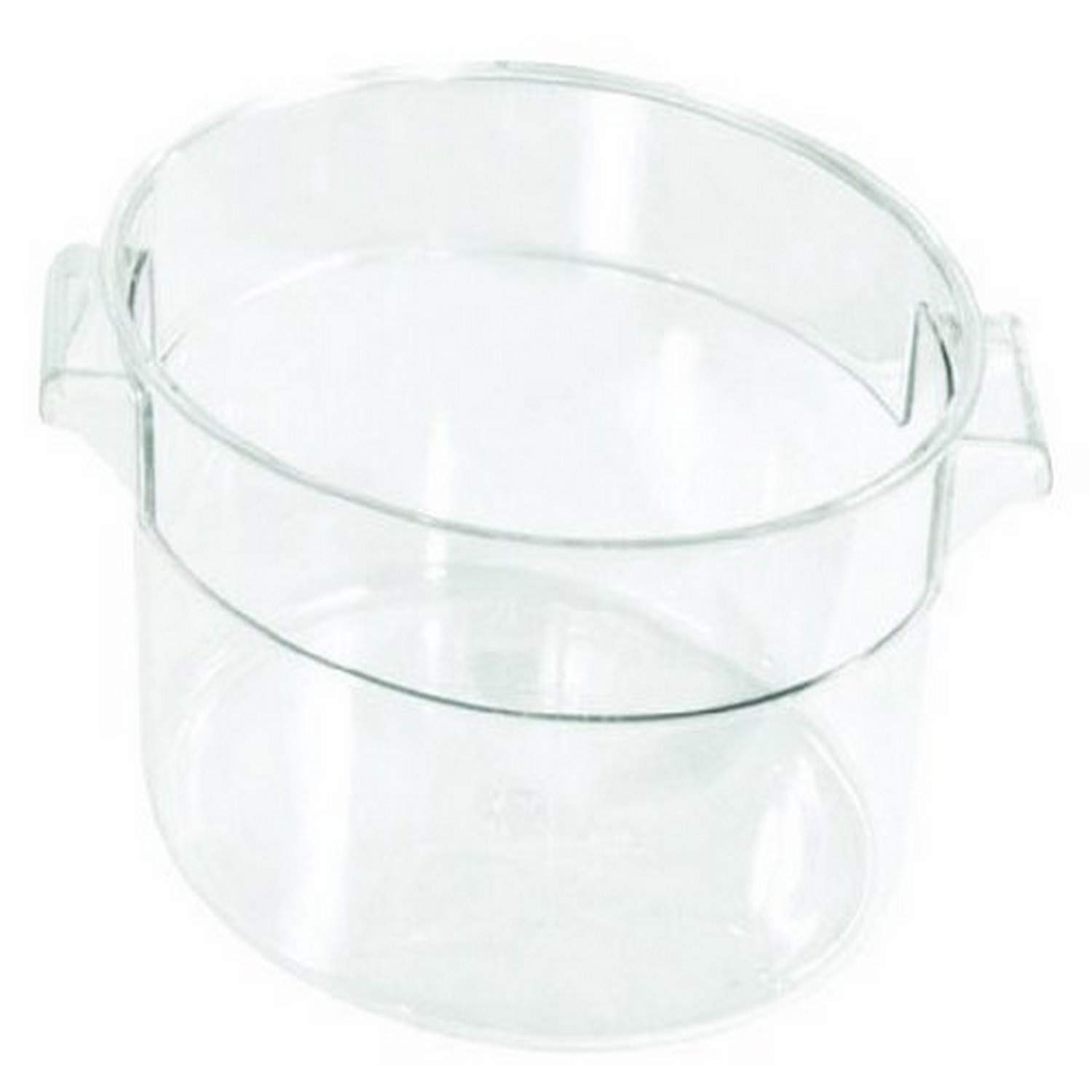 Crestware 4-Quart Round Clear Plastic Food Storage Container with Airtight Lid - Perfect for Meal Prep, Leftovers, Pantry Organization & Kitchen Storage