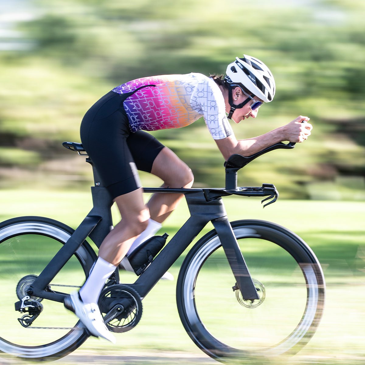 Women's Ultra Tri P1 Racesuit - High Performance IM Endurance Triathlon Suit for Competitive Swimming, Cycling & Running - Perfect for Ironman Training & Triathlon Events