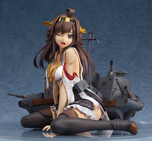 Good Smile Kantai Collection Kancolle Kongo PVC Figure Half Damage Version 1/8 Scale - Anime Collectible for Display & Gifts