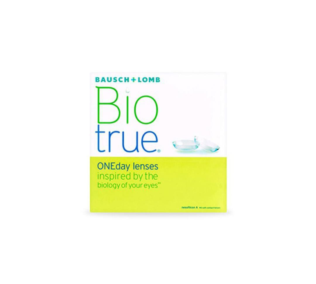 Biotrue ONEday Daily Disposable Contact Lenses (90 Pack) – Comfortable, Breathable for All-Day Wear – Perfect for Work, Travel, and Active Lifestyles