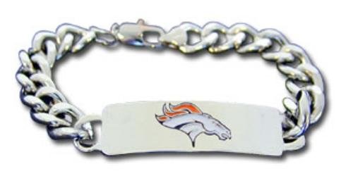 Denver Broncos NFL ID Bracelet - Adjustable Wristband for Men & Women - Perfect for Game Day, Fan Events & Sports Gifts