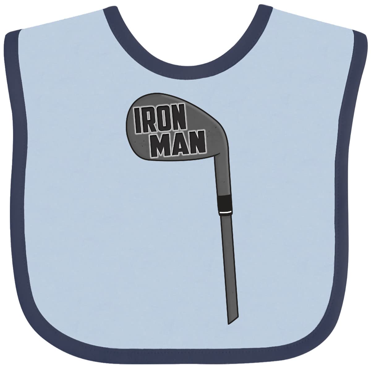 Inktastic Iron Man Baby Bib - Superhero Themed Drool Bib for Infants & Toddlers - Perfect for Feeding, Playtime & Photo Shoots