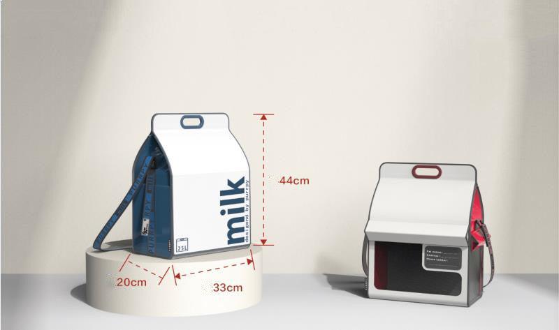 Lovevop Cat Air Box Eggshell Milk One Shoulder Handbag - Stylish & Trendy Crossbody Purse for Women, Perfect for Daily Use, Shopping & Travel