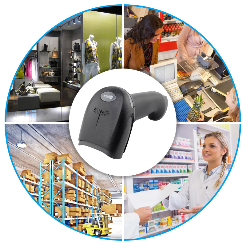 NT 2012 / RD 2013 1D USB Barcode Scanner - High-Speed Handheld Barcode Reader for Retail, Warehouse & Inventory Management (Plug & Play USB Connection)