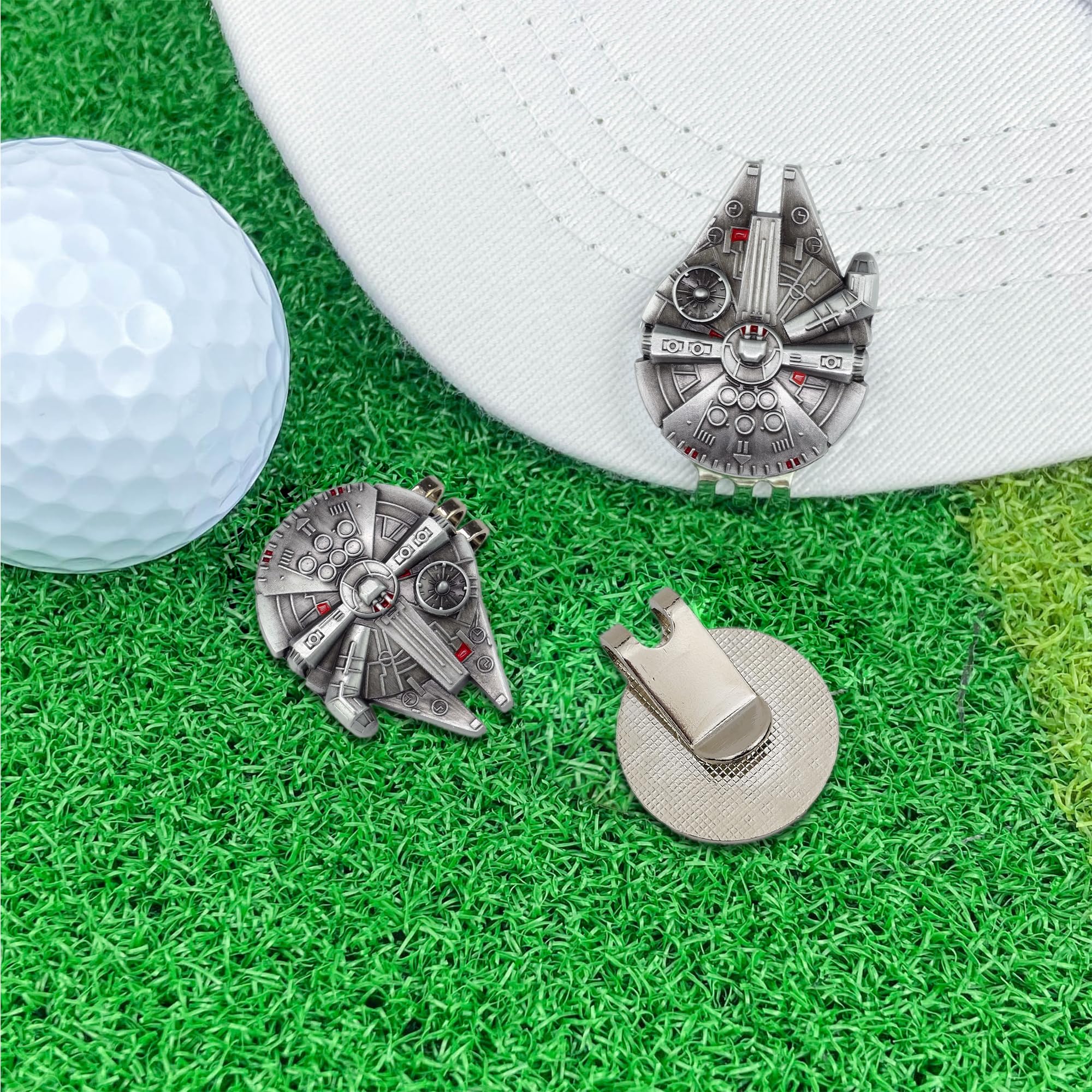 Premium Magnetic Golf Ball Marker & Hat Clip - Funny Golf Accessories & Gifts for Golf Lovers - Perfect for Course Play, Practice & Golf Decor