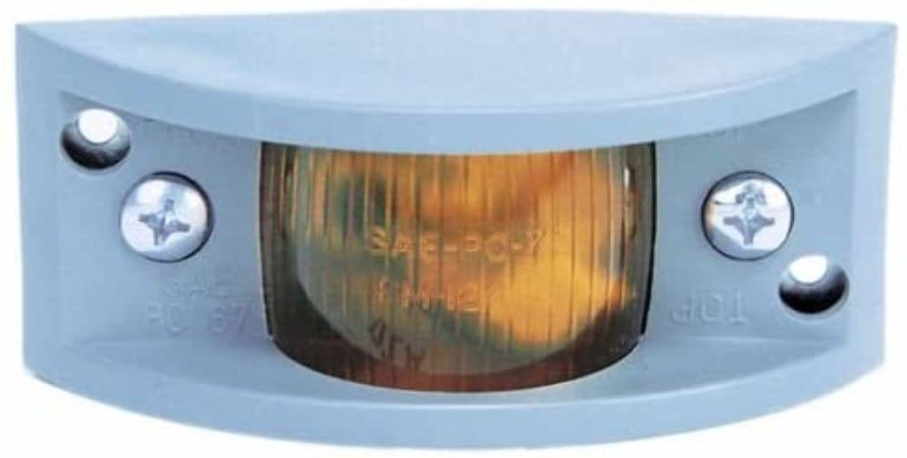 Peterson Mfg M122A Incandescent Marker/Clearance Light - Heavy Duty Truck & Trailer Safety Lights for Night Visibility & Road Compliance