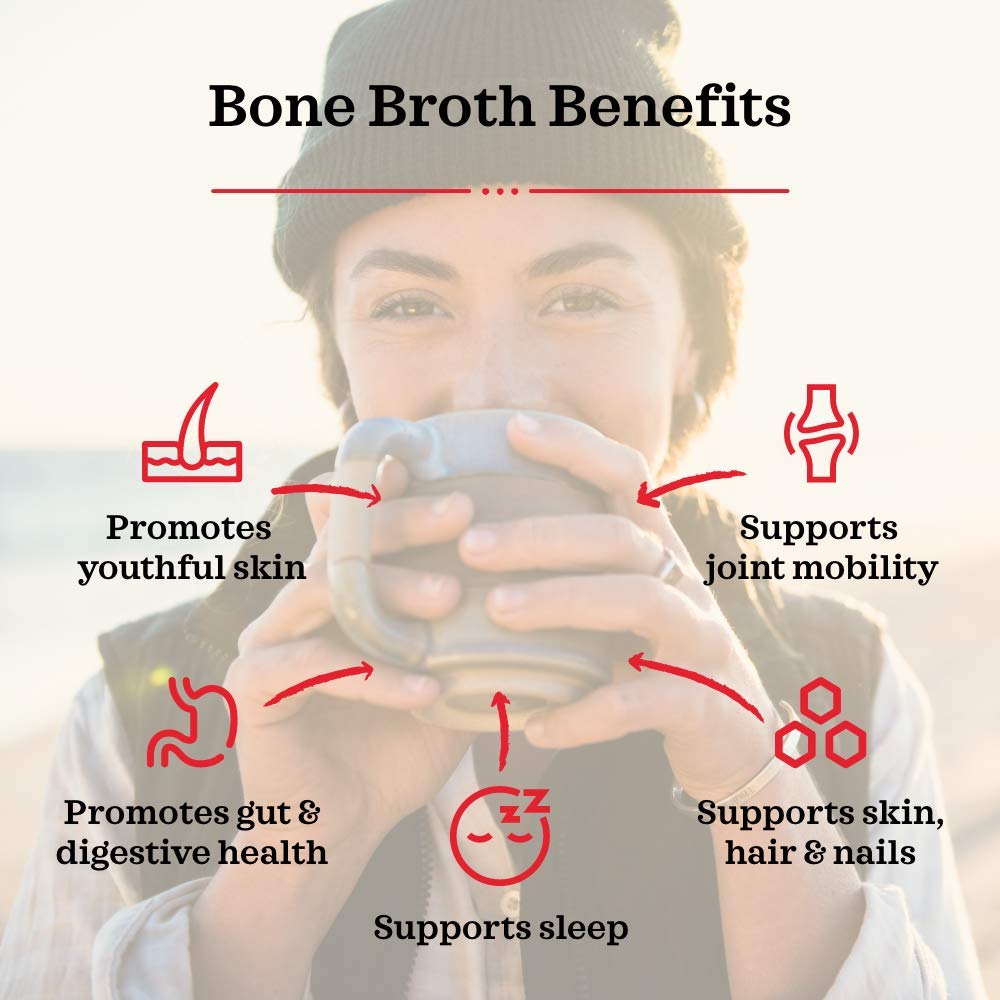 Organic Chicken Broth by Kettle & Fire - 32 Oz, USDA Certified, Gluten-Free Bone Broth for Cooking, Soups & Healthy Recipes - Perfect for Keto, Paleo & Immune Support