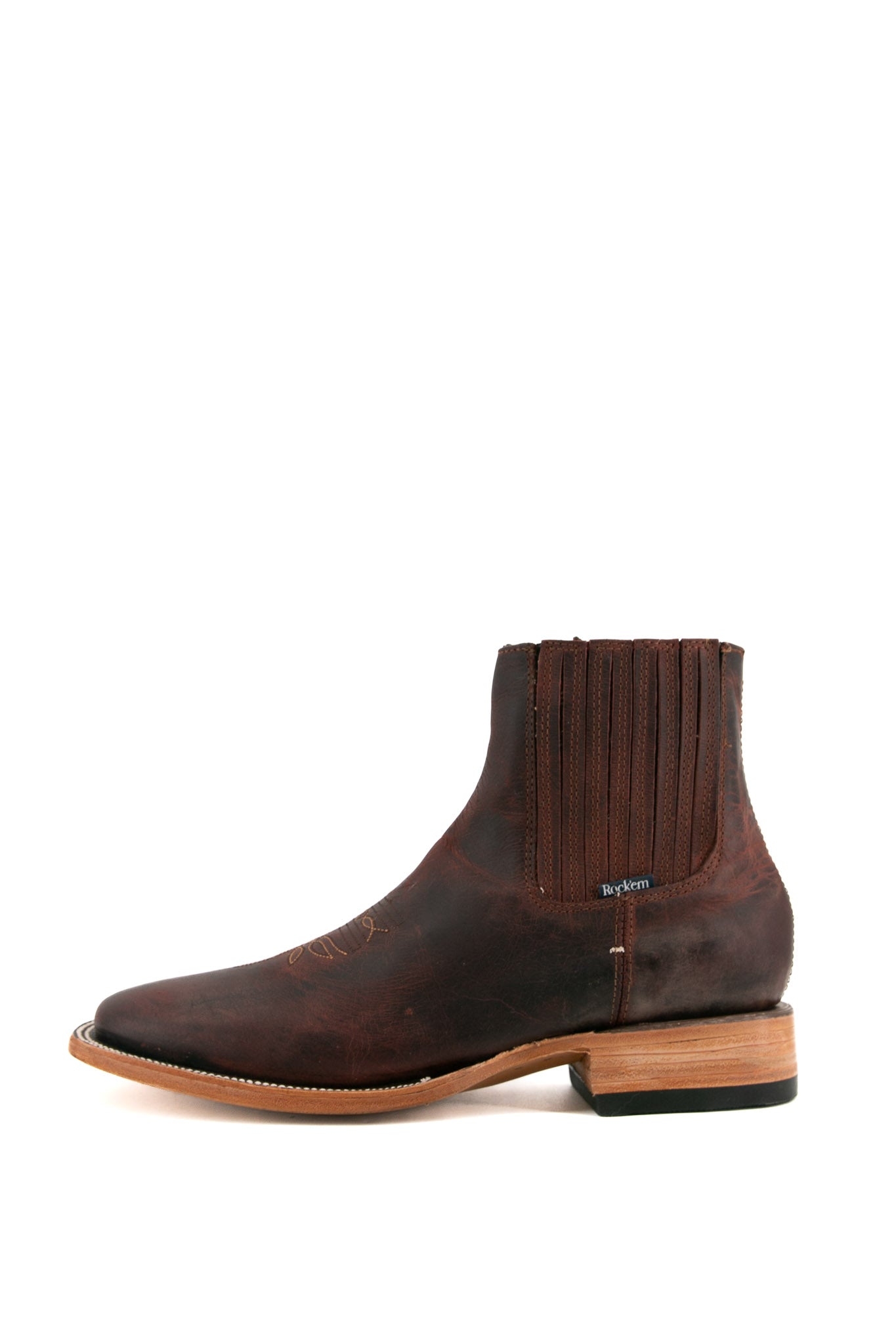 Senegal Ebano Men's Square Toe Ankle Boots - Stylish & Comfortable Leather Boots for Casual Wear, Work & Outdoor Activities