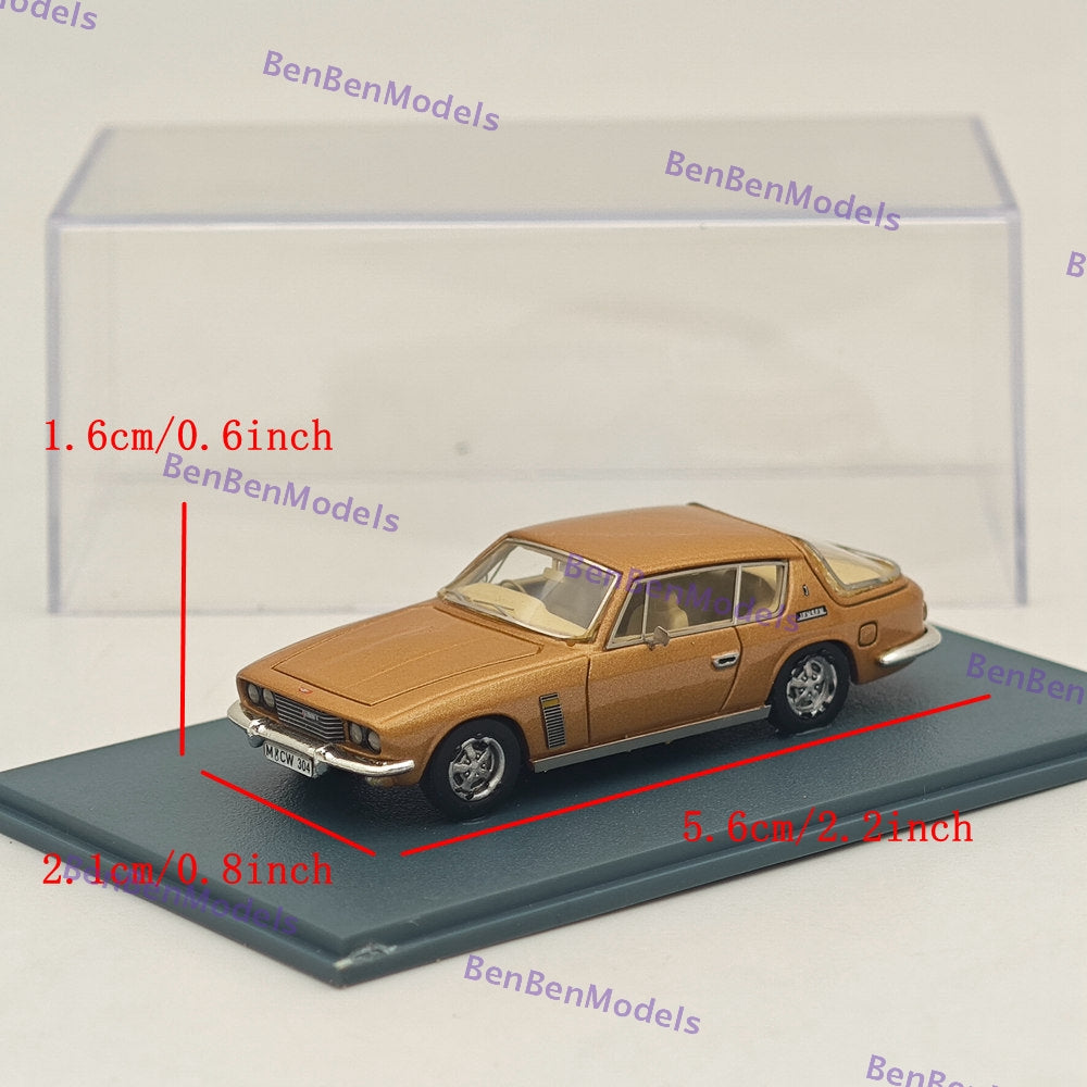 1/87 NEO SCALE MODELS Jensen Interceptor III Resin Diecast Car - Limited Edition Collectible Brown Model - Perfect for Display, Collectors, and Diecast Enthusiasts