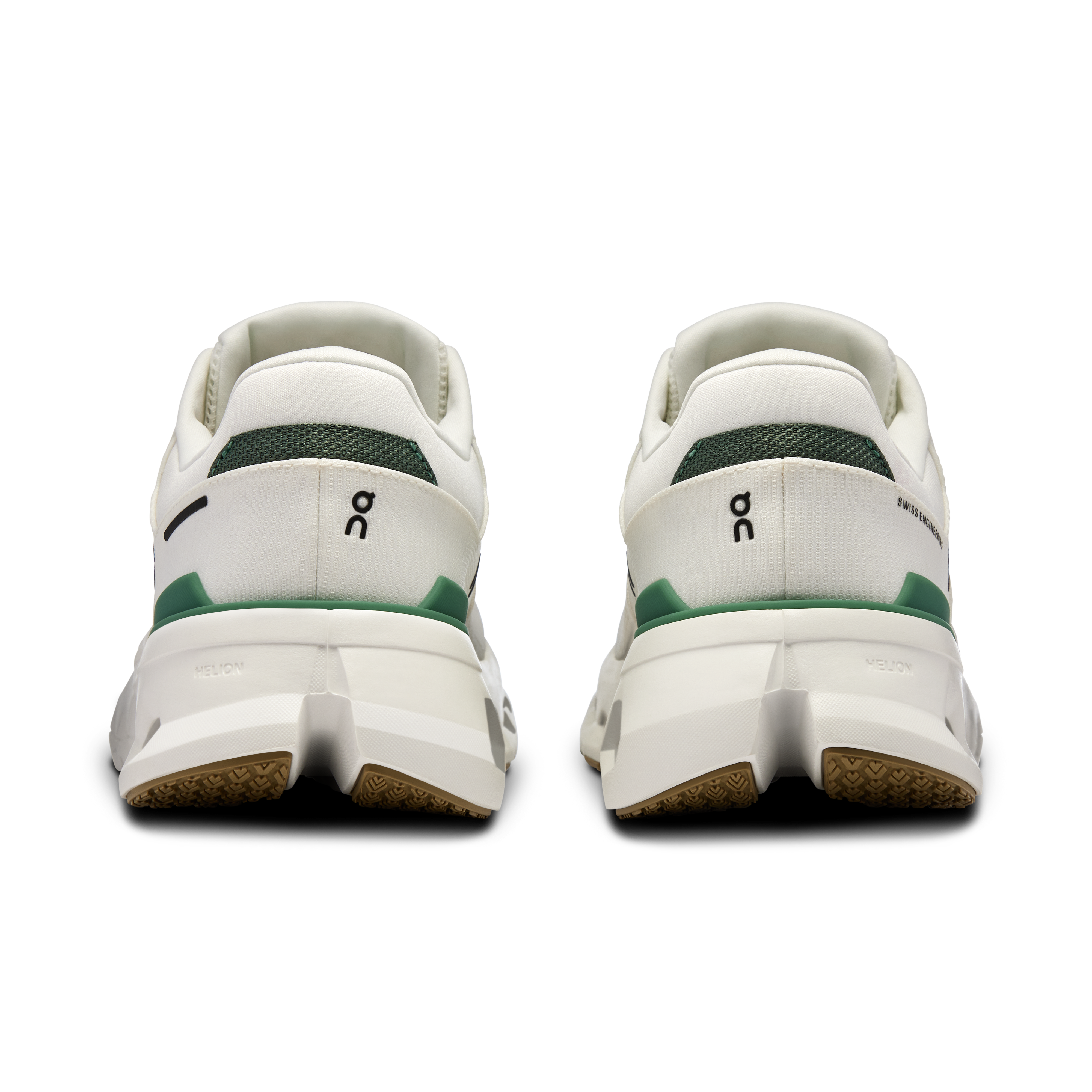 On Running Men's Cloudrunner 2 Running Shoes - Lightweight & Breathable White/Green Sneakers for Jogging, Gym Workouts & Daily Wear