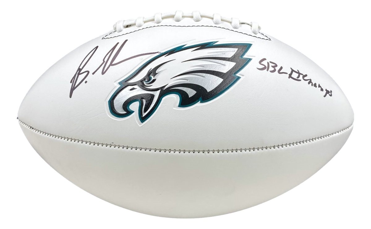 Brandon Graham Autographed Philadelphia Eagles Logo Football - Super Bowl LII Champions - BAS ITP Certified - Perfect for Eagles Fans, Collectors & Sports Memorabilia Displays