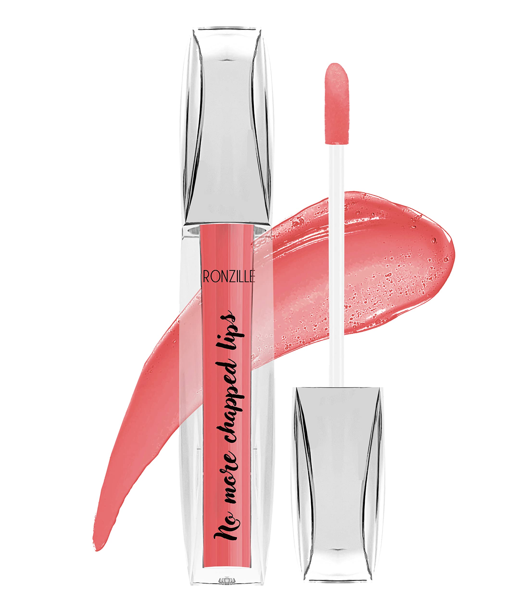 RONZILLE Hydrating Lip Gloss for Dry Lips - Moisturizing & Long-Lasting, Fancy Colored Lip Gloss Shade 02 - Perfect for Daily Wear, Night Out & Makeup Looks