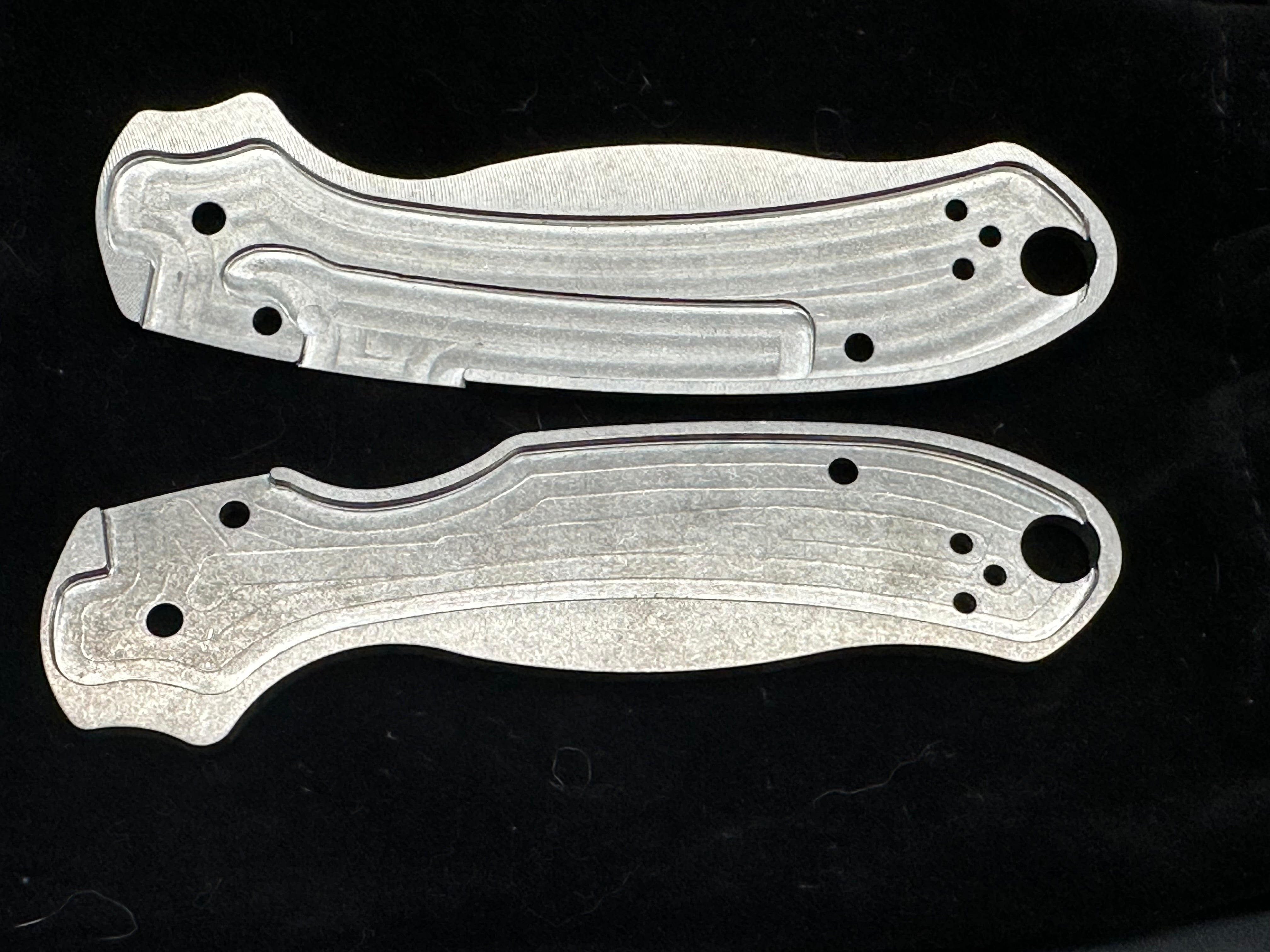 Premium DNA Lasering Spyderco Para 3 Knife Scales - Custom G10 Replacement Handles for EDC, Outdoor & Tactical Use
