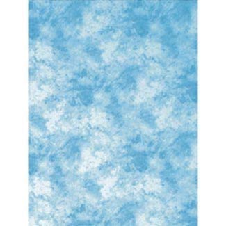 ProMaster Cloud Dyed Photography Backdrop 10'x12' - Medium Blue (Model 9192) | Perfect for Studio Portraits, Newborn Photos & Professional Photography Sessions