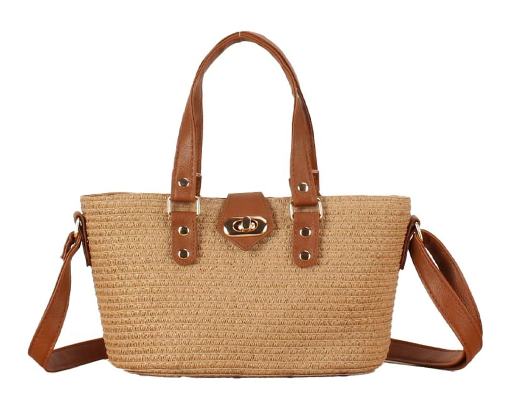 Styraw Bags for Women - Small Tote Handbags & Shoulder Crossbody Purse - Stylish Summer Beach Bag 2024 - Perfect for Vacation, Shopping, and Outdoor Activities