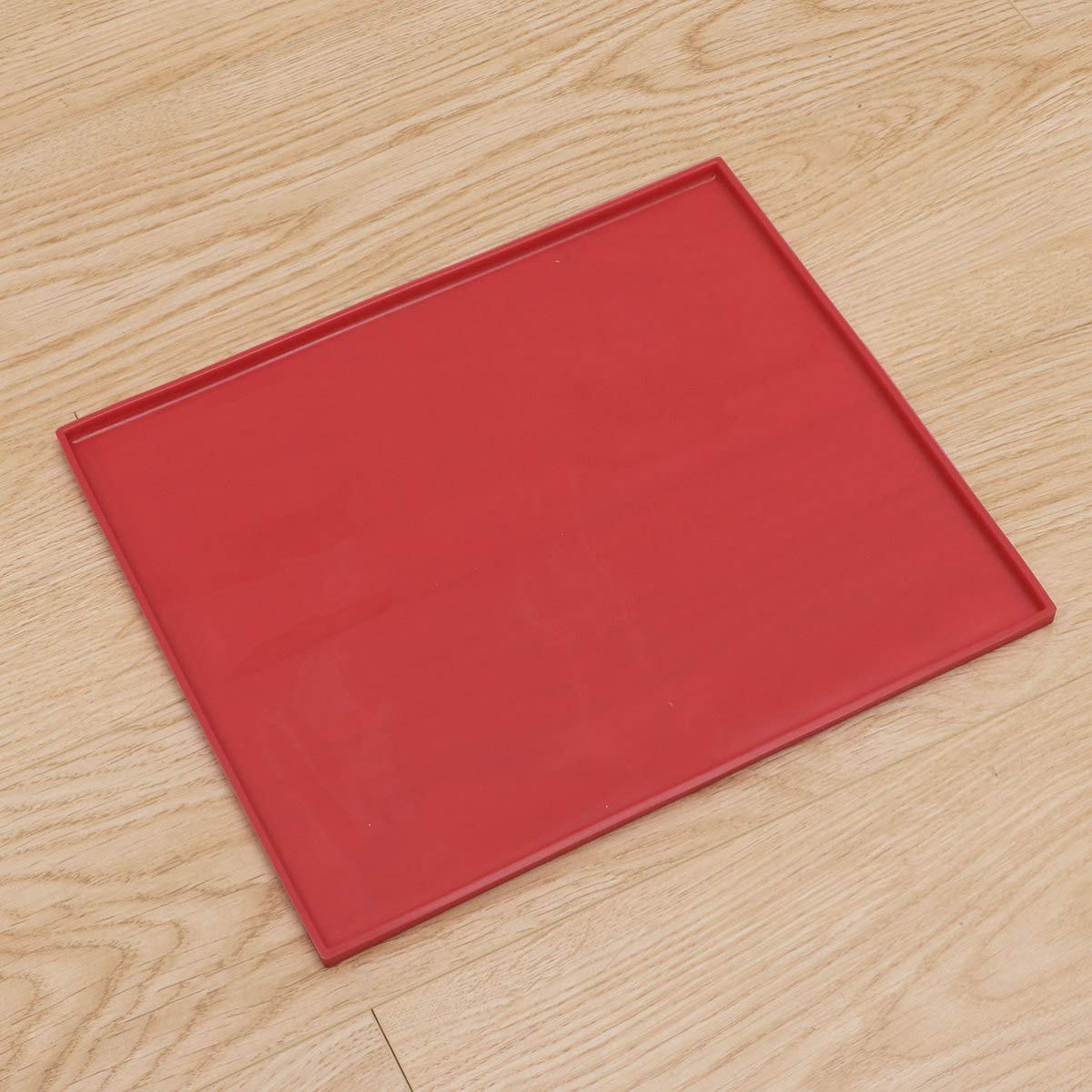 iplusmile Silicone Pet Feeding Mat - Non-Slip Dog & Cat Food Bowl Placemat for Mess-Free Meals - Perfect for Indoor/Outdoor Use, Travel, and Easy Cleaning