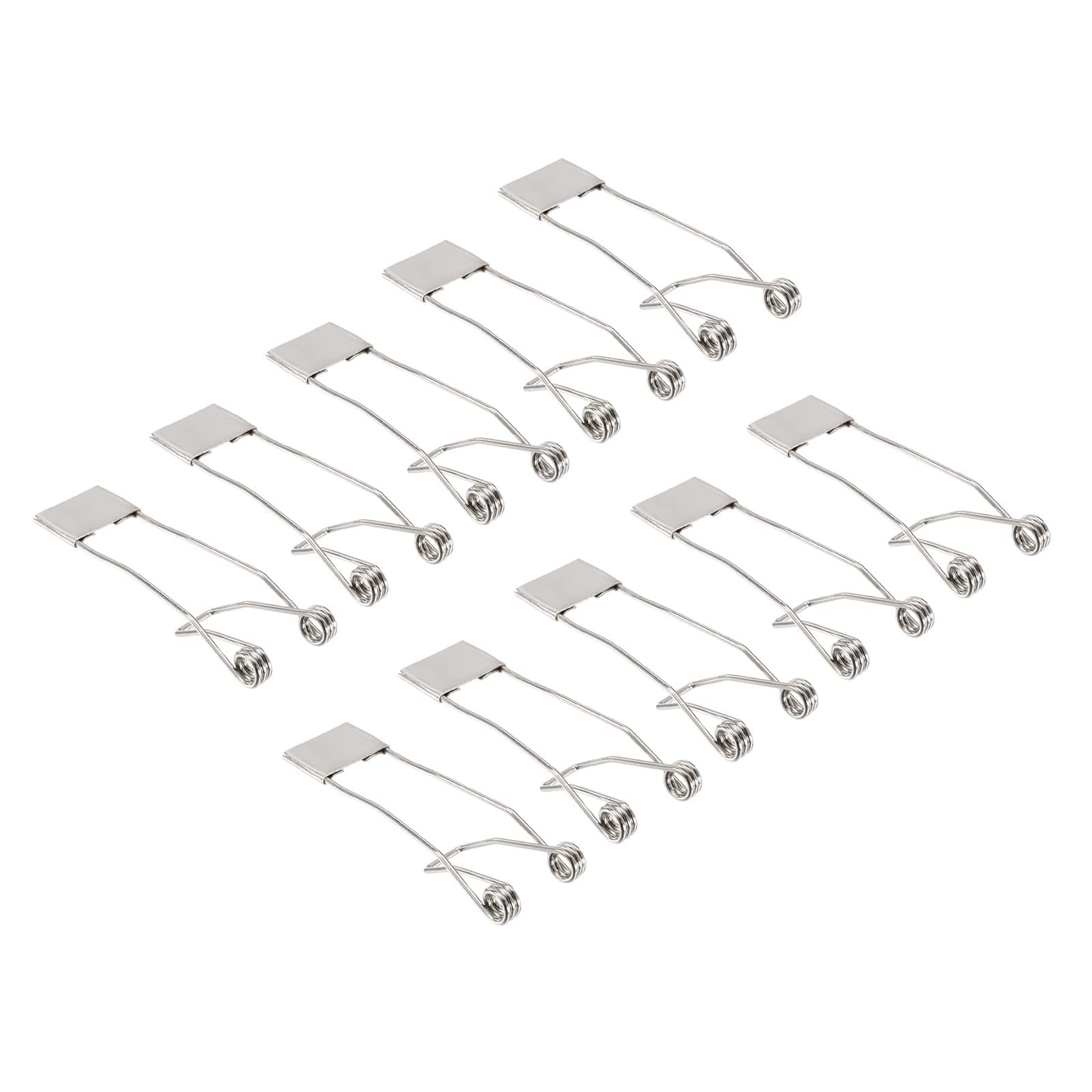 PATIKIL 53x19mm Downlight Spring Clips 20 Pack - Recessed Lighting Accessories for Ceiling Lamps Installation