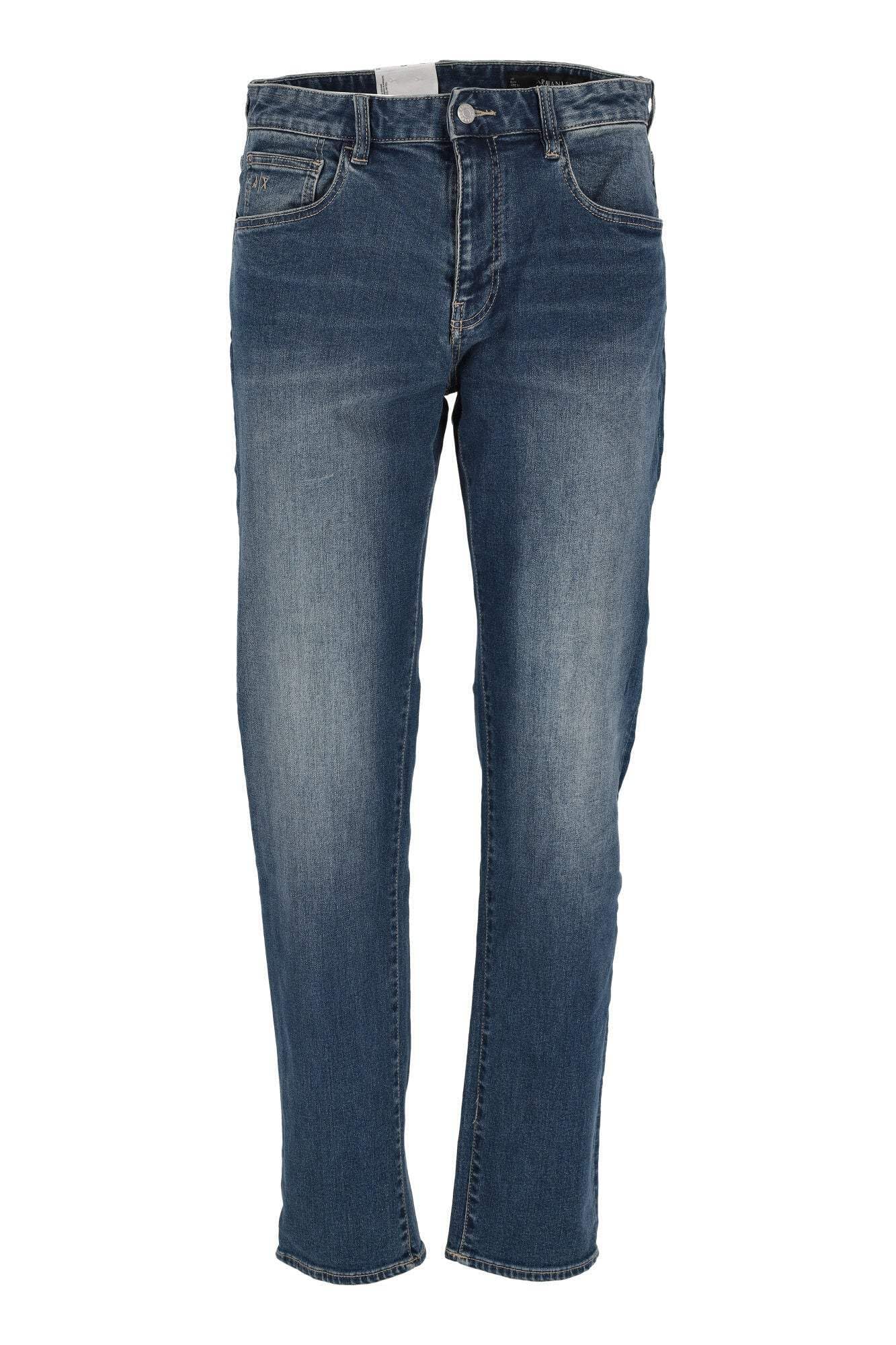 ARMANI EXCHANGE Men's Slim Fit Comfort Cotton Denim Jeans | J13 Style | Perfect for Casual Wear, Office & Night Out