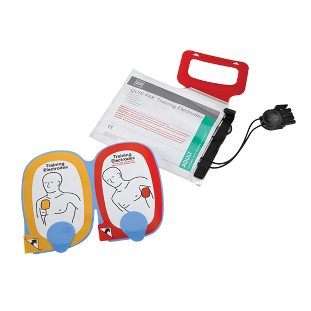 LIFEPAK CR Plus Trainer Electrode Set - Replacement Pads for CPR Training & AED Simulation - Perfect for First Aid Classes, Emergency Preparedness, and Medical Education