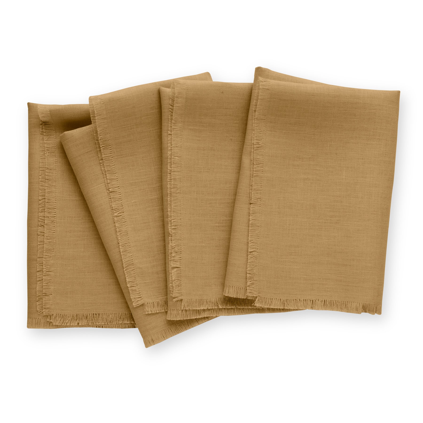 Elegant Fringe Napkins Set of 4 - Premium Cotton Decorative Table Linens for Dinner Parties, Weddings & Home Decor