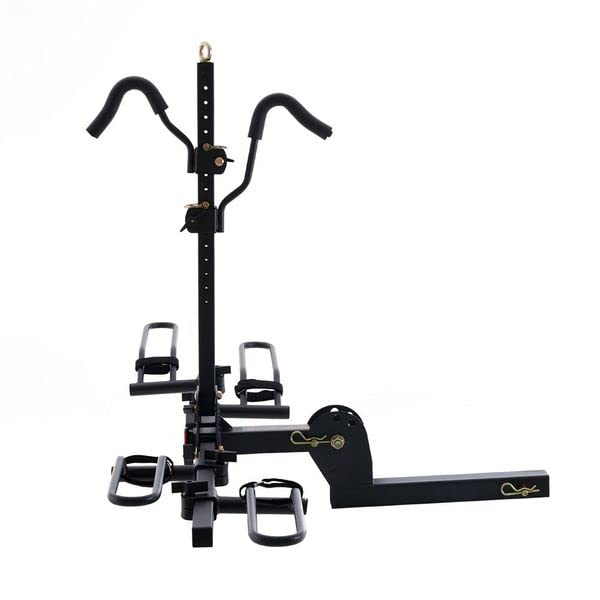 Heavy Duty RV Hitch Bike Rack for 2 Bicycles - Secure Bicycle Carrier for Camping, Road Trips & Outdoor Adventures