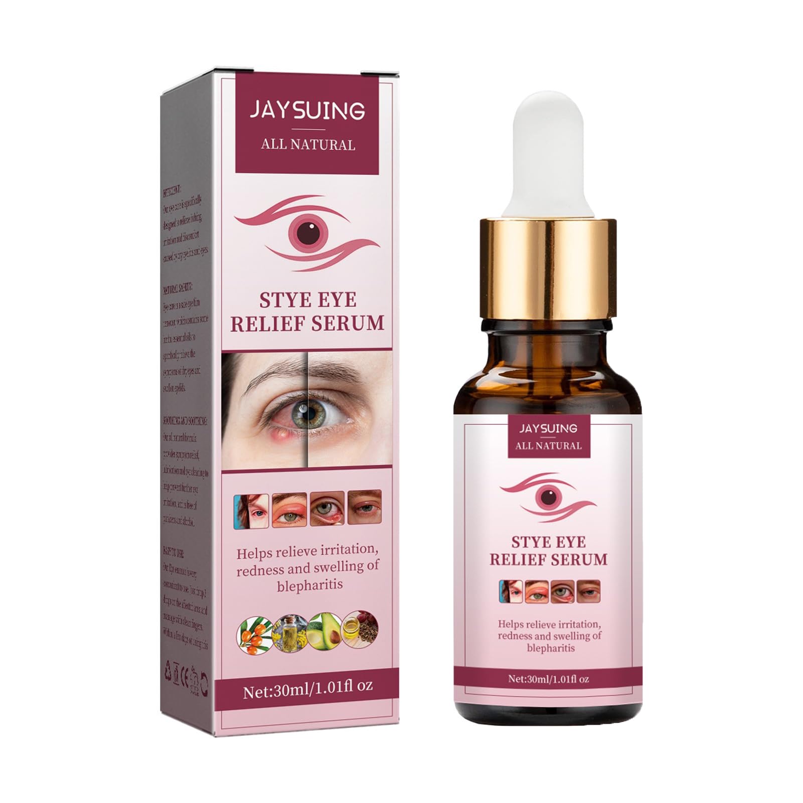 Eye Stye Remover & Treatment for Styes, Chalazion & Blepharitis - Fast Relief Gentle Lash & Eye Cleanser | Perfect for Daily Eye Hygiene & Eyelid Care