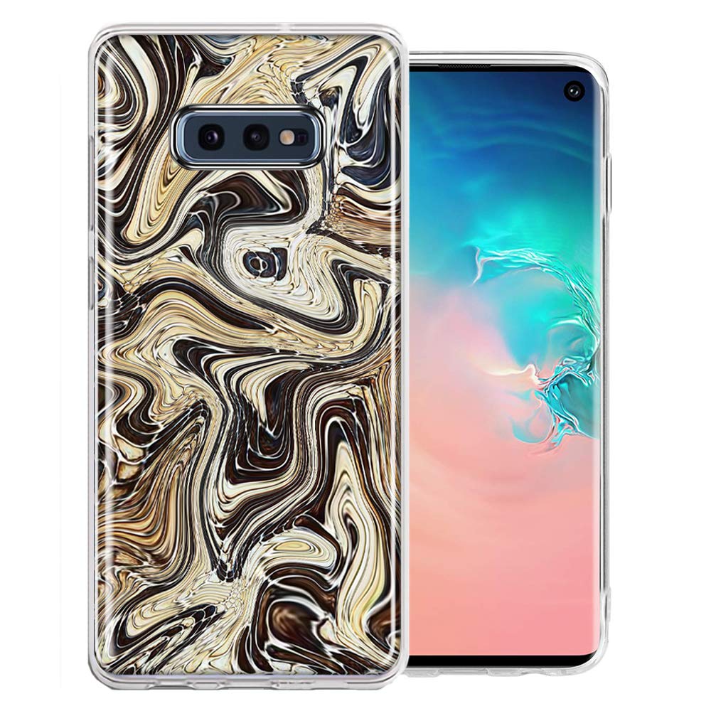 Snake Abstract Design Dual Layer Shockproof Phone Case for Samsung Galaxy S10e - Protective Cover for Everyday Use, Work & Travel