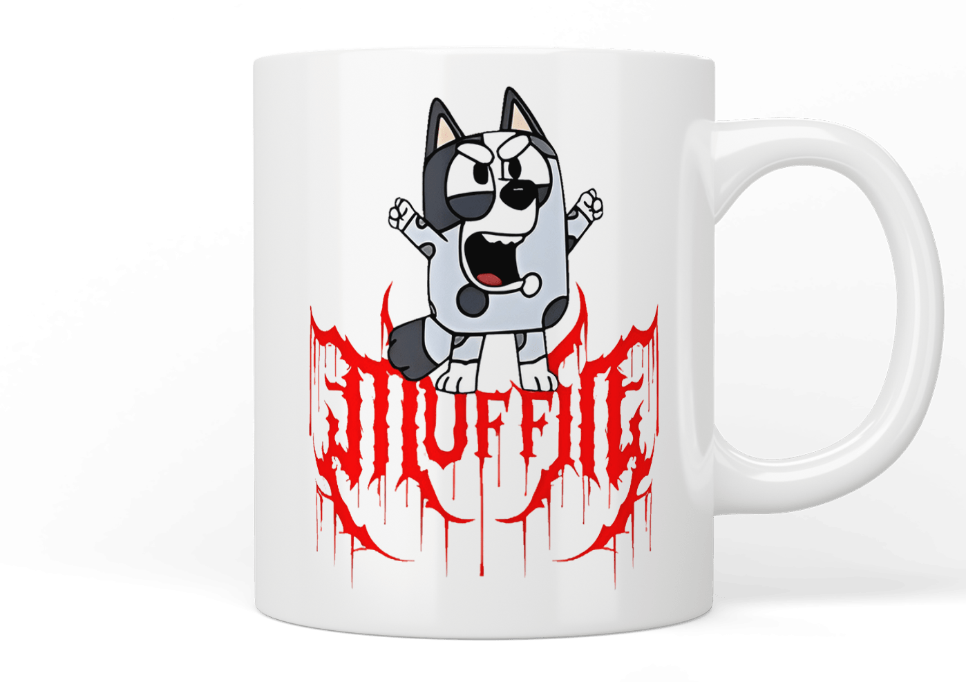 Bluey Muffin Mug - Official Bluey Merchandise, Ceramic Coffee Cup with Muffin Design, Perfect for Kids & Adults, Great Gift for Bluey Fans - Use for Hot Drinks, Milk, or as a Collectible Display