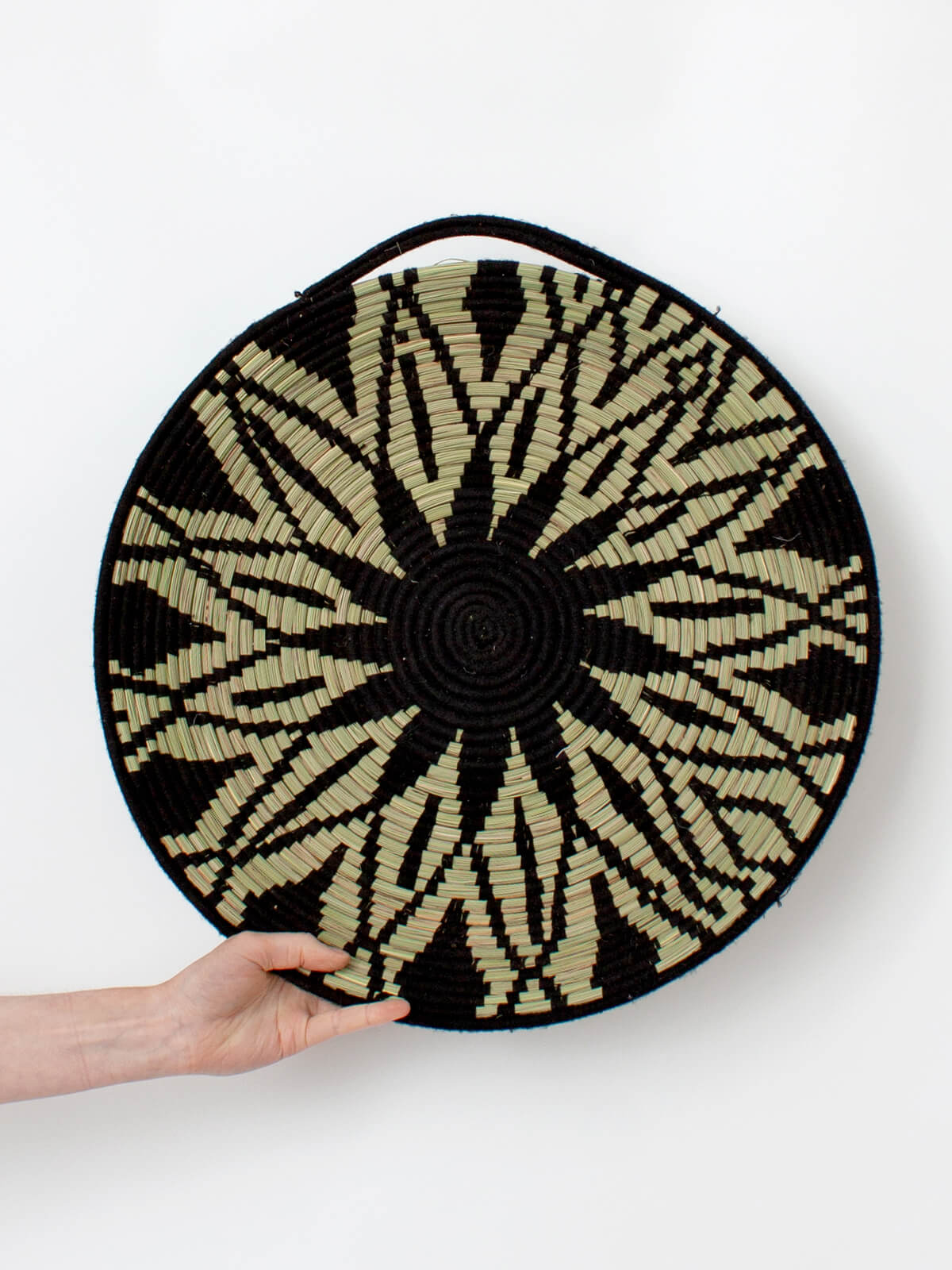 Handwoven Moroccan Wool and Reed Plates – Authentic Eco-Friendly Tableware for Dining & Home Decor | Perfect for Boho, Farmhouse, and Rustic Style Settings
