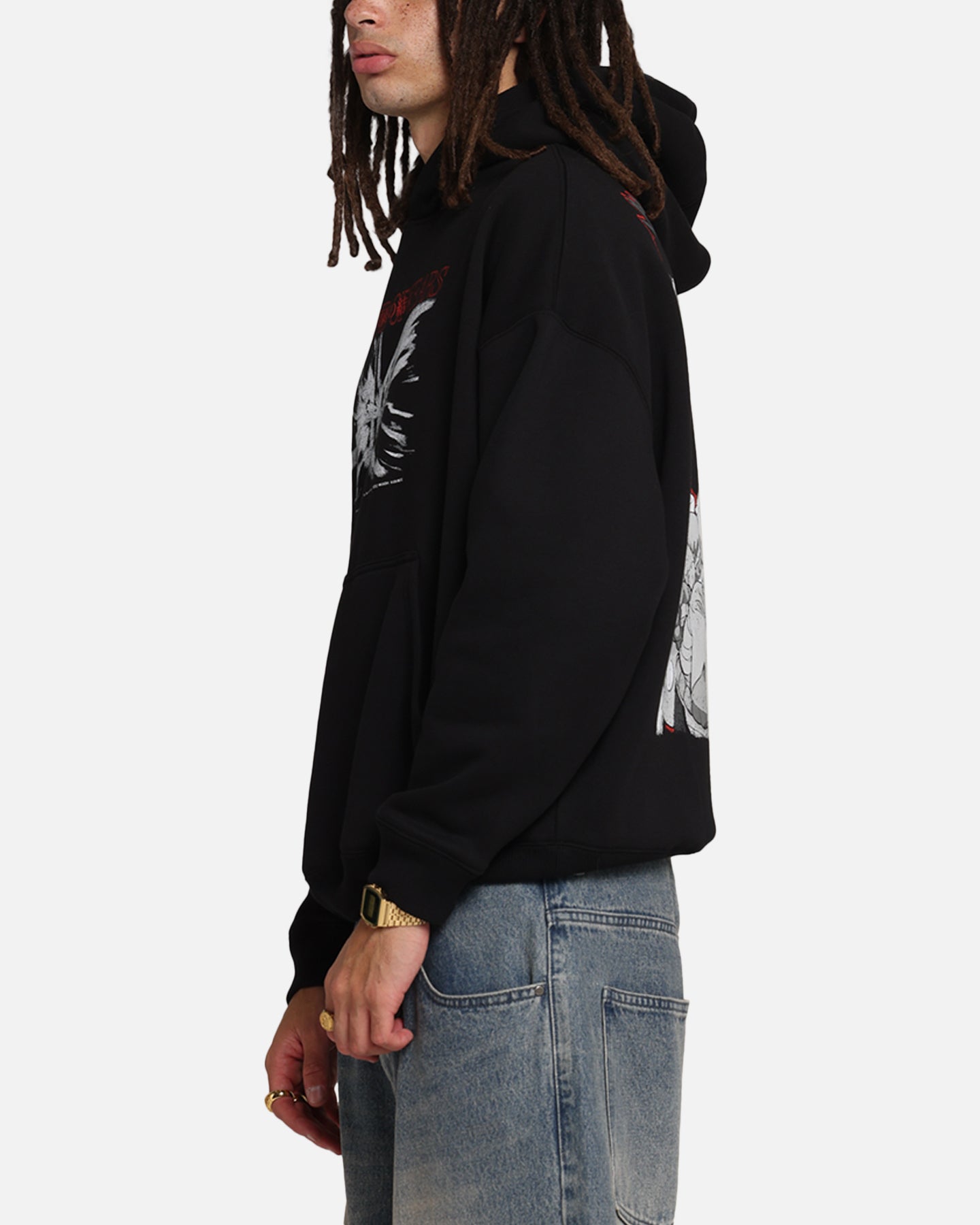 73 Studio X Naruto The End Of Tears Premium Hoodie Black - Anime Cosplay Hooded Sweatshirt for Men & Women - Perfect for Conventions, Gifts, and Casual Wear