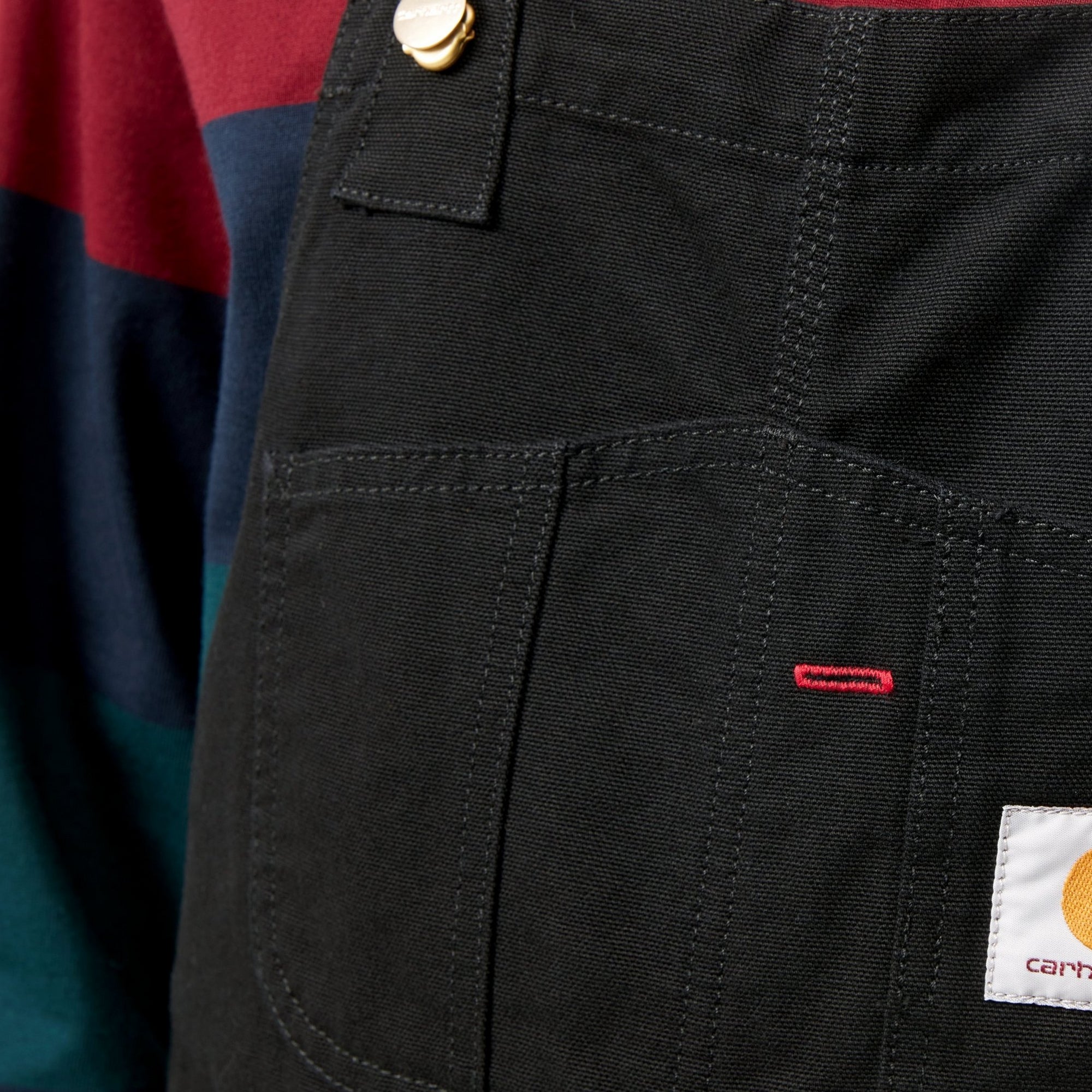 Men's Black Bib Overalls - Durable Workwear for Farming, Construction & Outdoor Activities