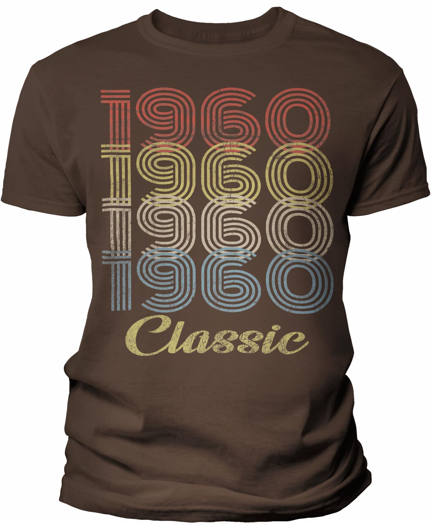 Vintage 1960s Retro 65th Birthday T-Shirt for Men - Classic 65 Year Old Gift Idea - Perfect for Milestone Celebrations & Birthday Parties