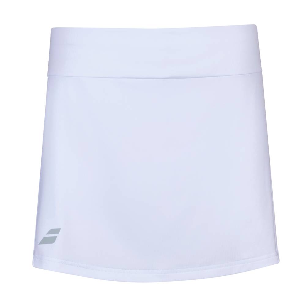 Babolat Women's Tennis Skirt - White | Breathable & Comfortable Athletic Skirt for Women | Perfect for Tennis, Pickleball & Gym Workouts