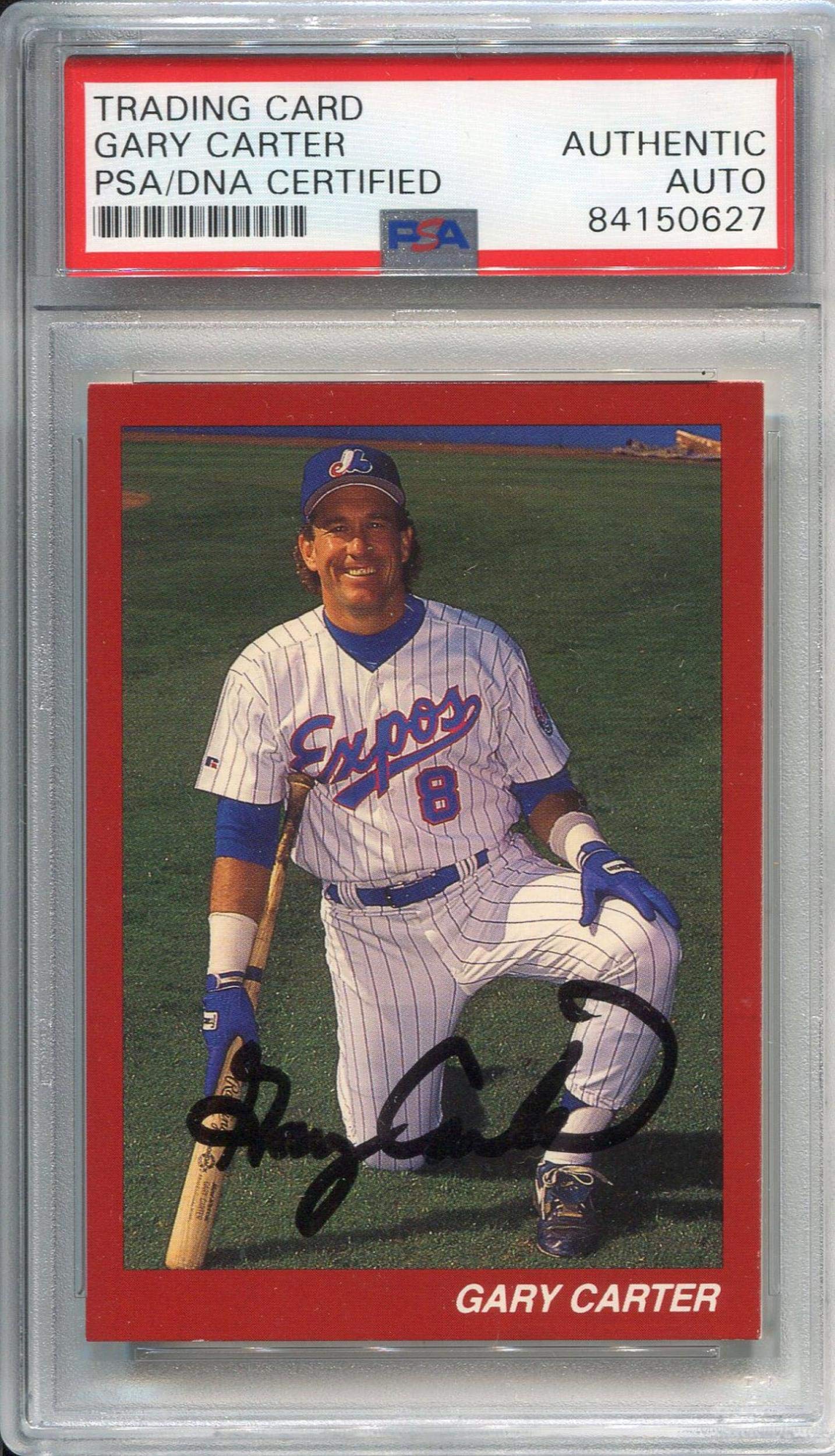 Gary Carter Autographed MLB Baseball Trading Card (PSA Certified) - Collectible Sports Memorabilia for Fans & Investors