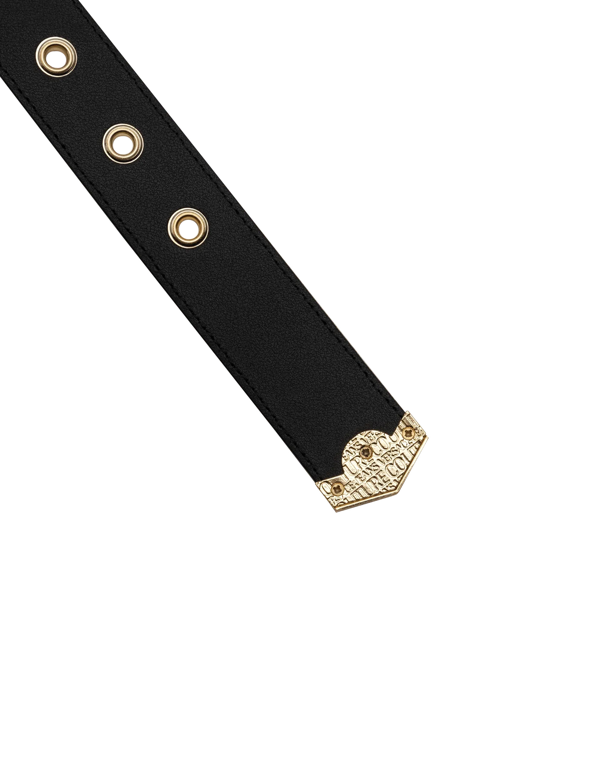 Stylish Gold Logo D-Ring Belt for Men & Women - Fashionable Adjustable Waist Belt for Jeans, Pants & Dresses | Perfect for Casual & Formal Outfits