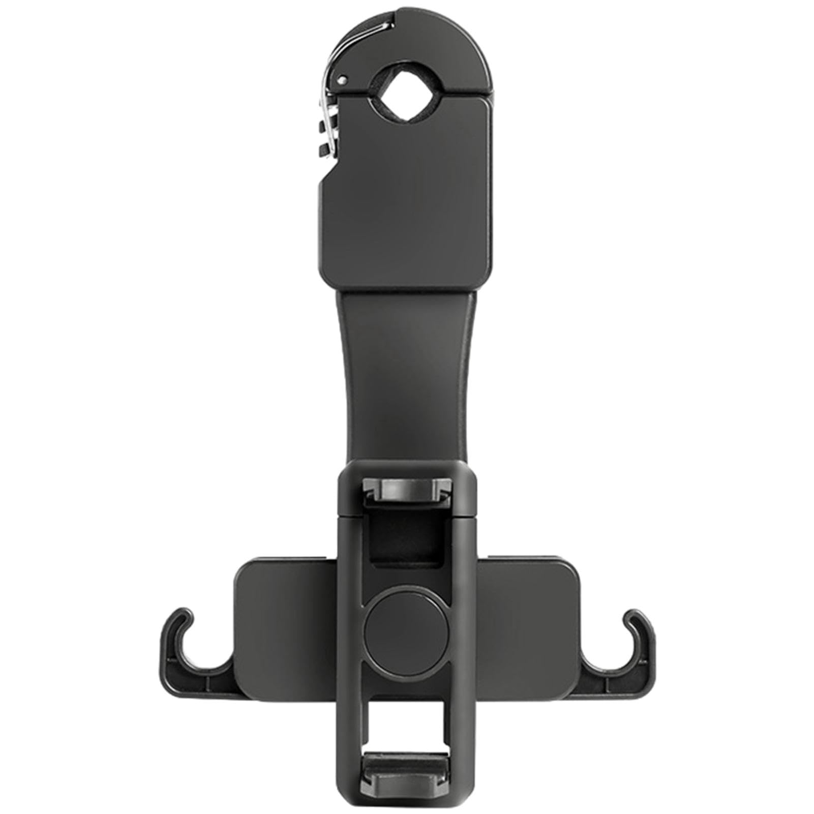 Walopola Car Headrest Phone Holder - Universal Backseat Hook Mount for Smartphones, Wallets & Grocery Bags | Secure Multi-Device Organizer for Road Trips, Commuting & Family Travel