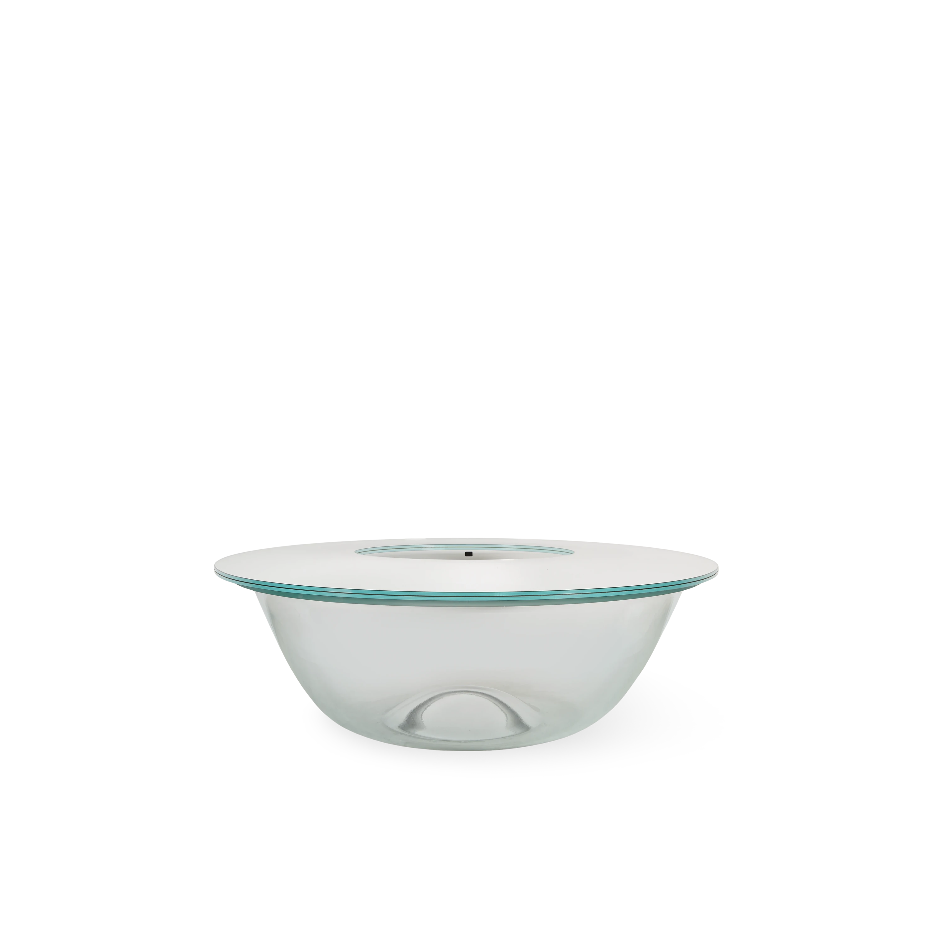 Modern Nacre Coffee Table with Unique Hole Design - Stylish Living Room Furniture for Small Spaces & Home Decor
