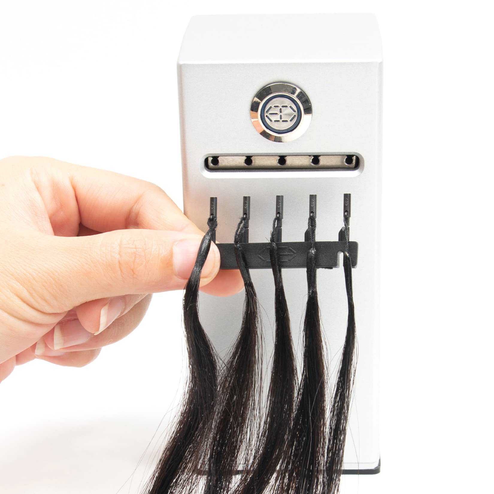 6D2 Second Generation Hair Extension Machine - High Speed Hair Bundle Locking for 6D2 Clips | Perfect for Salon Styling & DIY Hair Extensions at Home