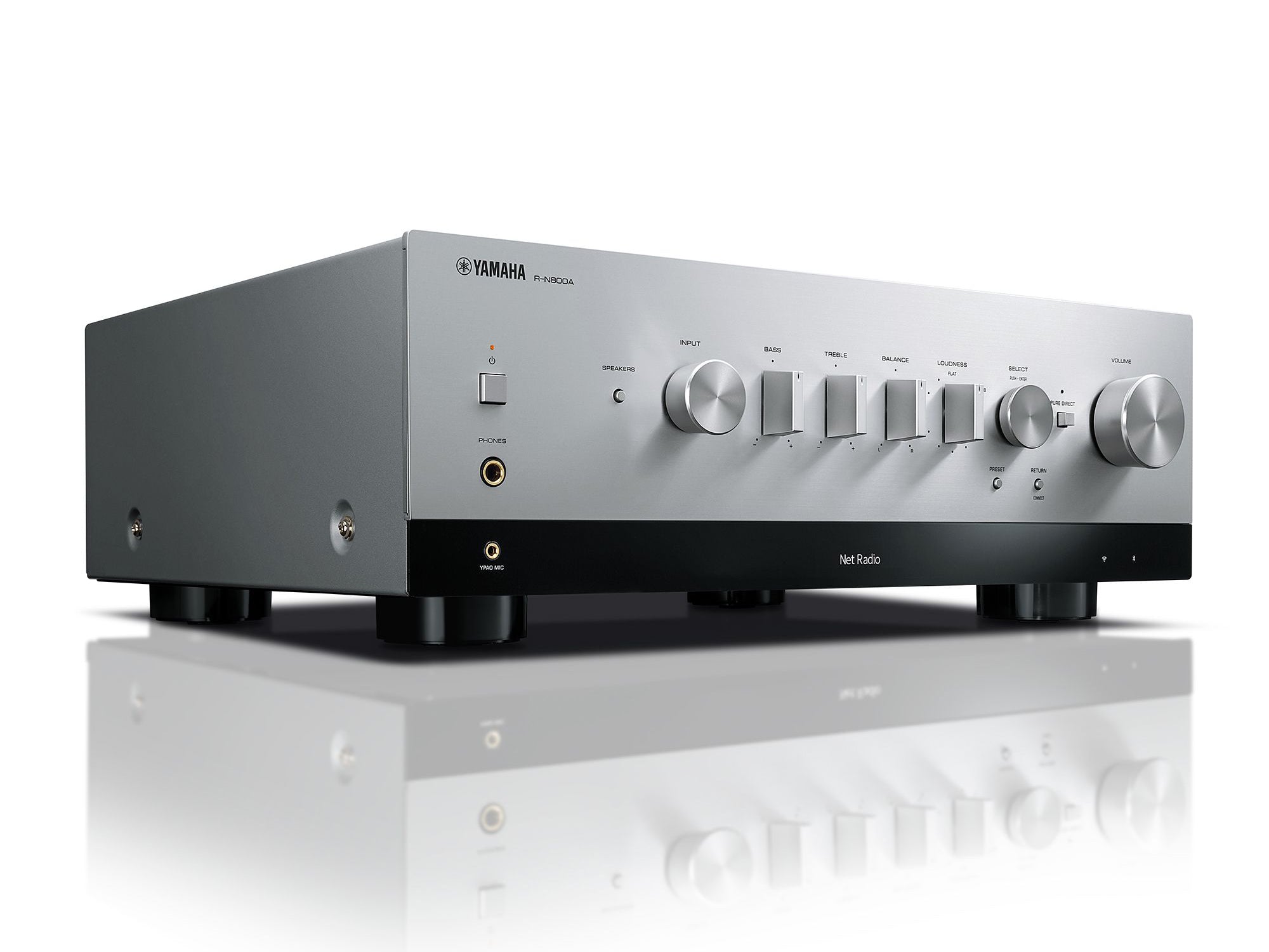 Yamaha R-N800A Stereo Integrated Amplifier - High-Fidelity Audio for Home Theater & Music Listening