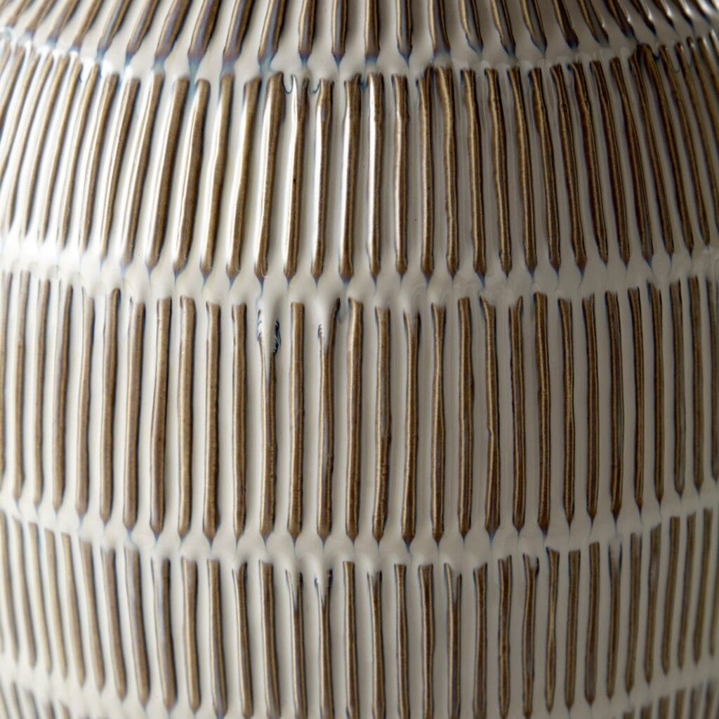 Cyan Design 10925 Saxon Vase - Large Oyster Blue Ceramic Flower Vase for Home Decor, Wedding Centerpieces & Living Room Accents