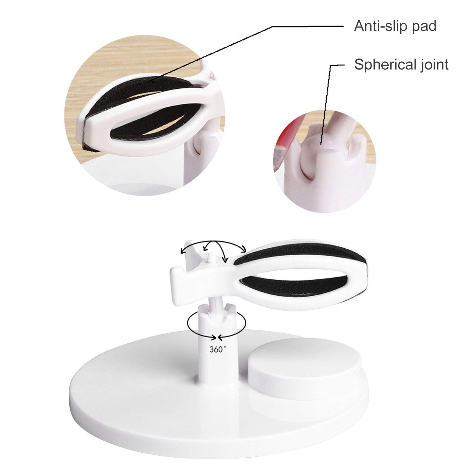 Durable Adjustable Nail Polish Bottle Holder - Nail Art Organizer for Salon & Home Use | Perfect for Nail Polish Storage & Manicure Station Organization