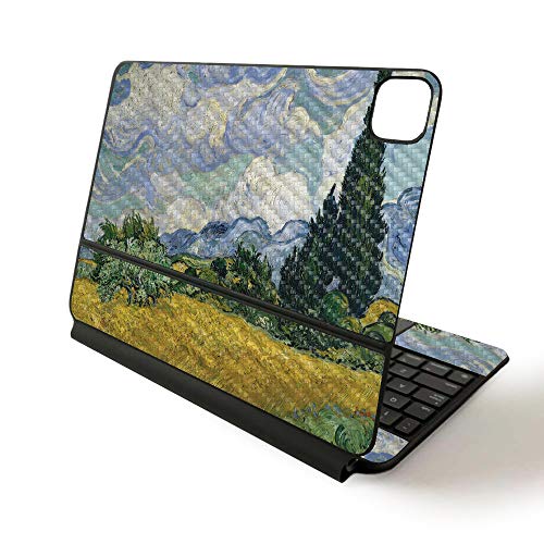 Wheatfield With Cypresses