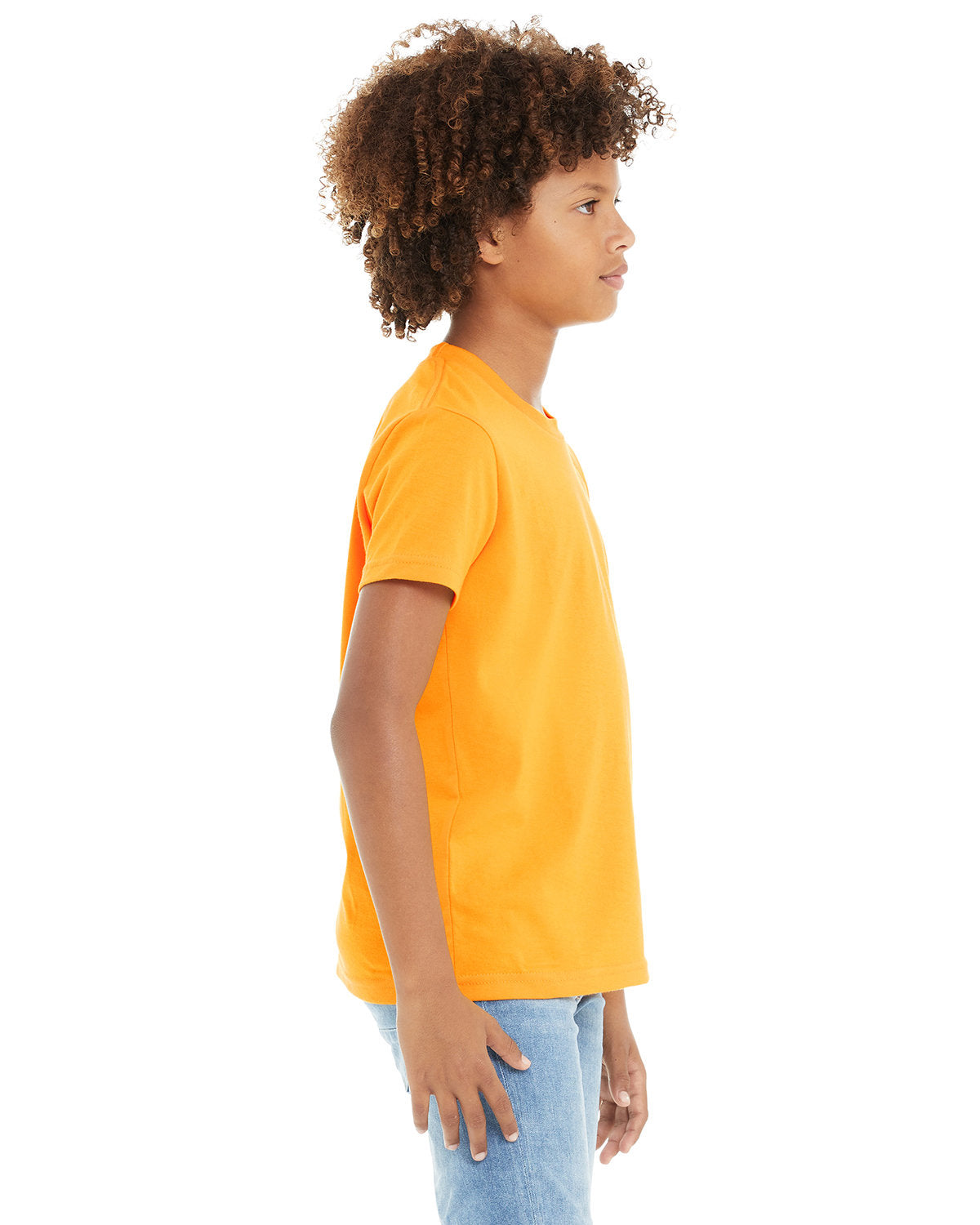 Bella + Canvas 3001Y Youth Jersey Short Sleeve T-Shirt - Soft Cotton Tee for Kids & Teens - Perfect for School, Sports & Everyday Wear