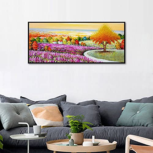 5D DIY Diamond Painting Kit for Adults & Kids - Large Tree Design Full Drill Crystal Rhinestone Cross Stitch Art (90x230cm/35.4x90.5in) - Home Wall Decor, Stress Relief Craft, Gift Idea for Birthday & Christmas