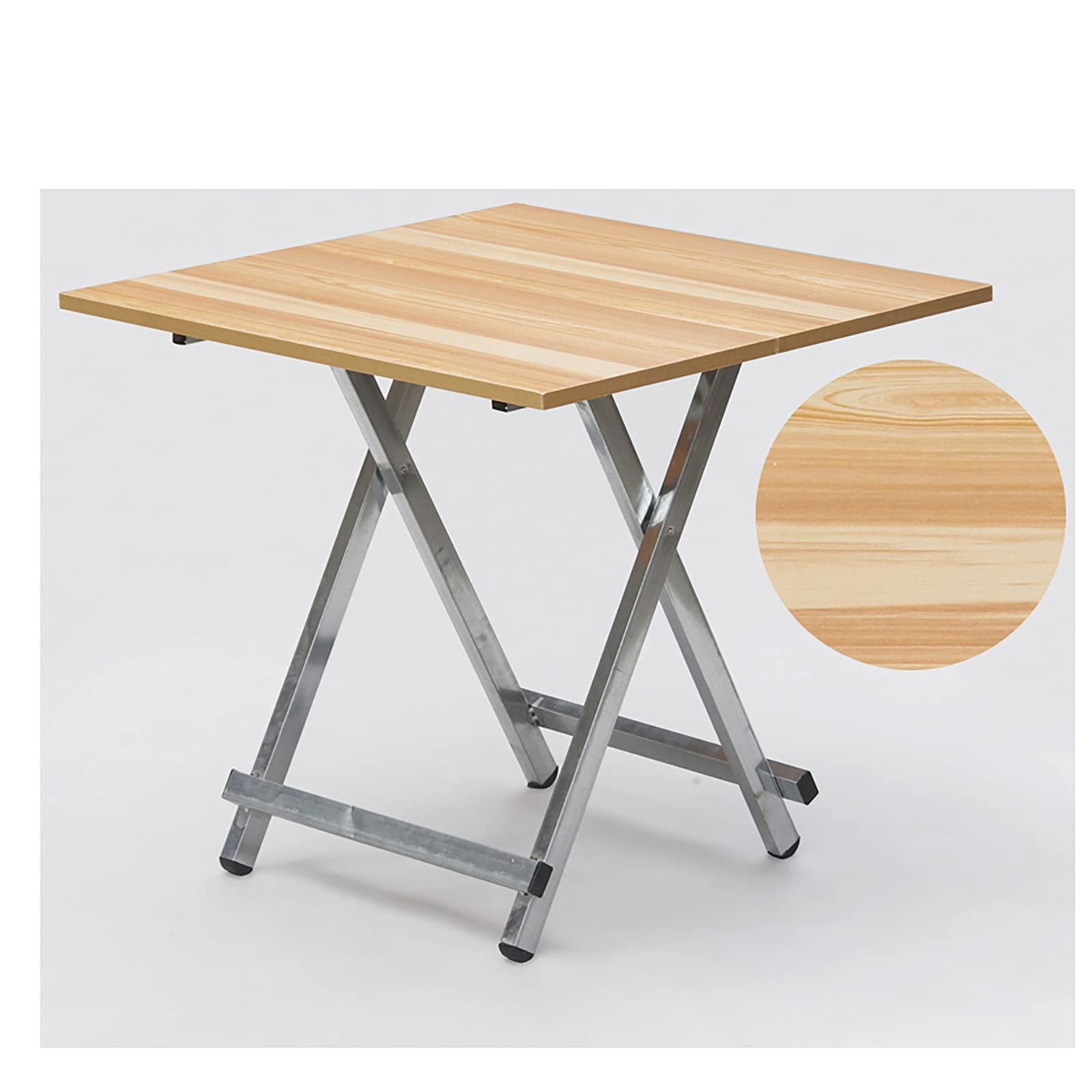 Foldable Portable Camping Table - Lightweight Square Dining Table for Home, Balcony, Picnic & Outdoor Use - 4 Color Options (White/Black) - Perfect for Small Spaces, BBQs & Travel