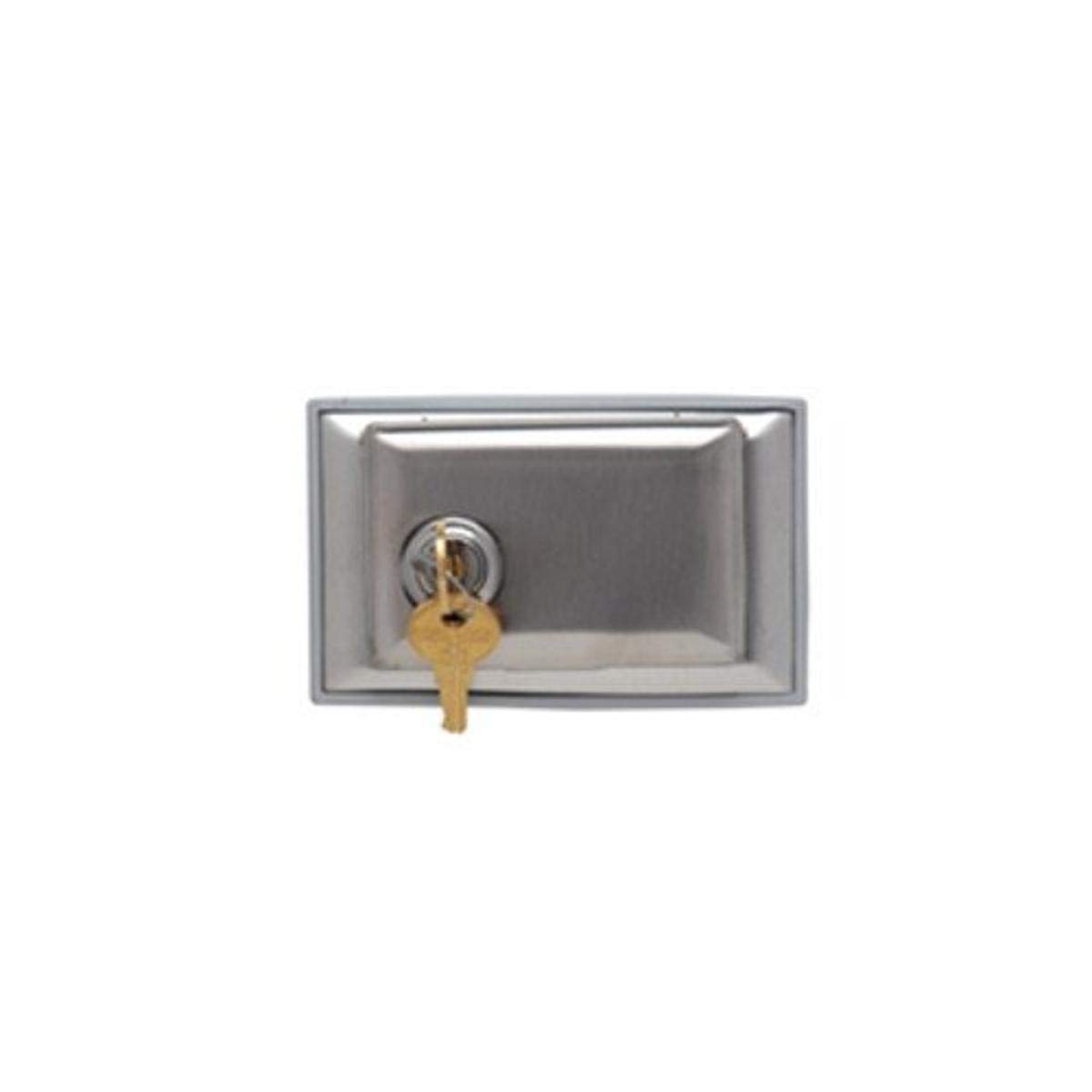 Legrand Pass & Seymour WPH8L 1-Gang Stainless Steel Locking Wall Plate Cover - Dustproof, Horizontal Toggle Switch Cover (1 Pack) - Ideal for Commercial Buildings, Offices, and Industrial Facilities