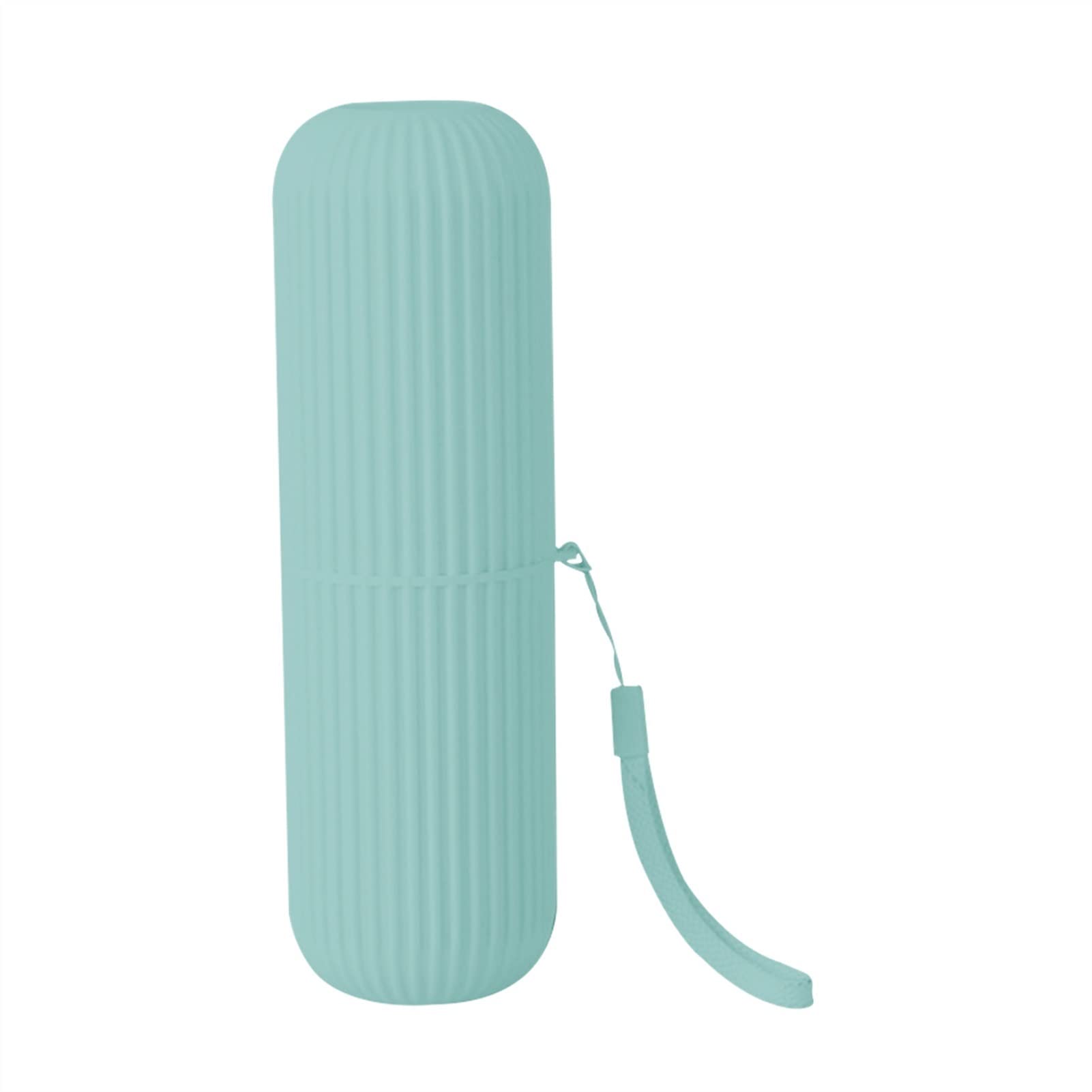 NFEGSIYA Travel Toothbrush Case - Portable Toothbrush & Toothpaste Holder, Waterproof Storage Box for Bathroom, Camping, Hiking, Office & School (Plum Color) - Ideal for Travel, Gym & Daily Use