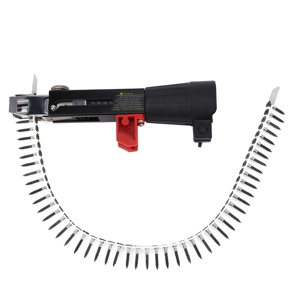 **Electric Drill Chain Attachment Set - Automatic Nail Gun Adapter for Woodworking | Compatible with Cordless Power Drills | DIY & Professional Woodwork Projects**    *(Use Cases: Perfect for furniture making, cabinetry, framing, and other woodworking tasks with your electric drill.)*