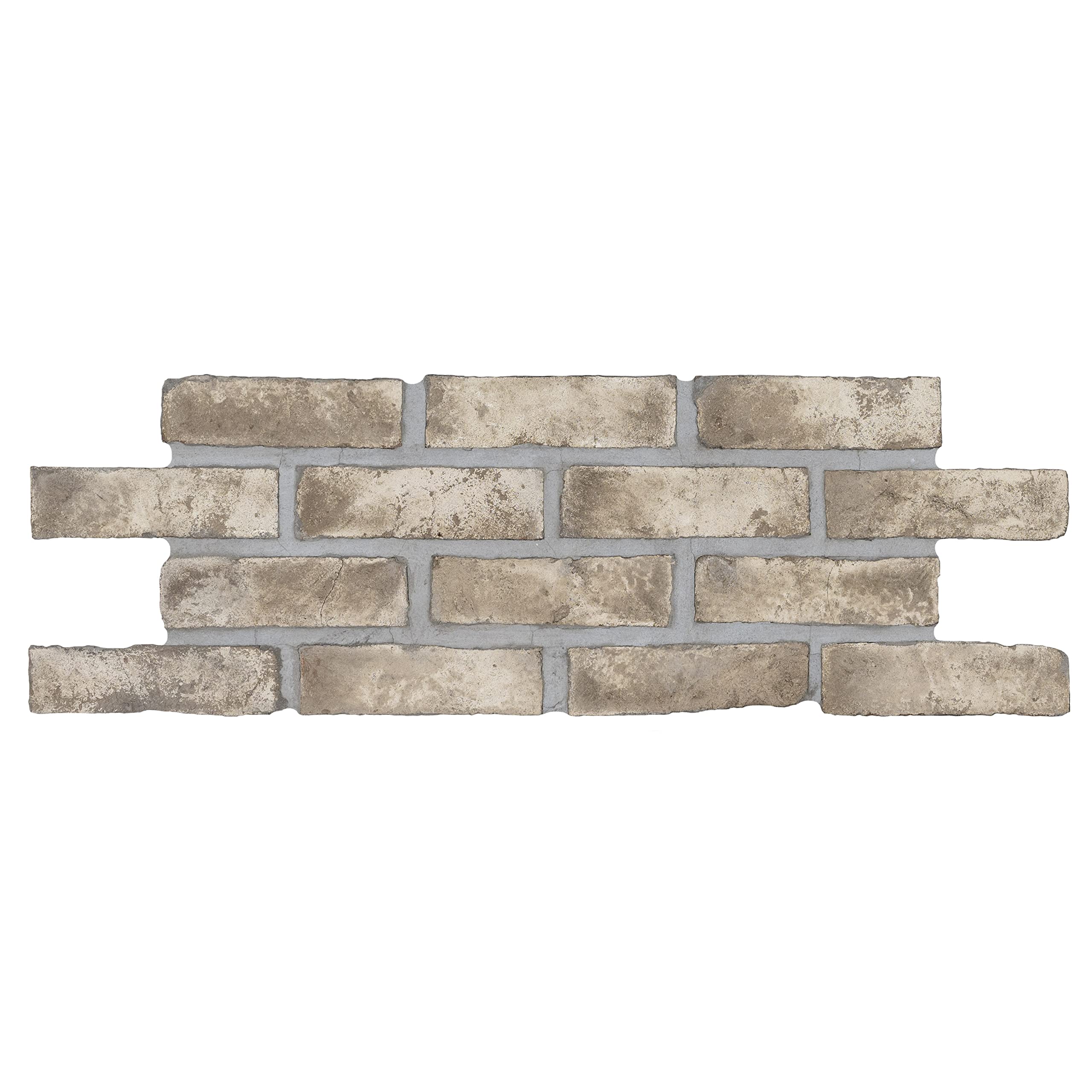 MSI Doverton Gray Clay Brick Floor Tile - Natural Stone Look Wall & Floor Tile for Bathroom, Kitchen Backsplash, Shower, and Accent Walls - Perfect for Modern Farmhouse, Industrial & Rustic Decor Styles