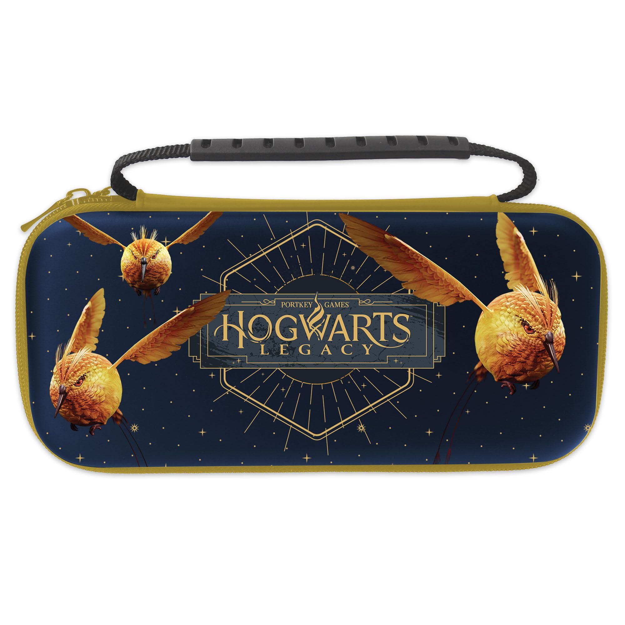 Harry Potter Hogwarts Legacy Nintendo Switch Case - XL Size for Switch & Switch OLED - Golden Snitch Design - Perfect for Gaming, Travel & Collectors